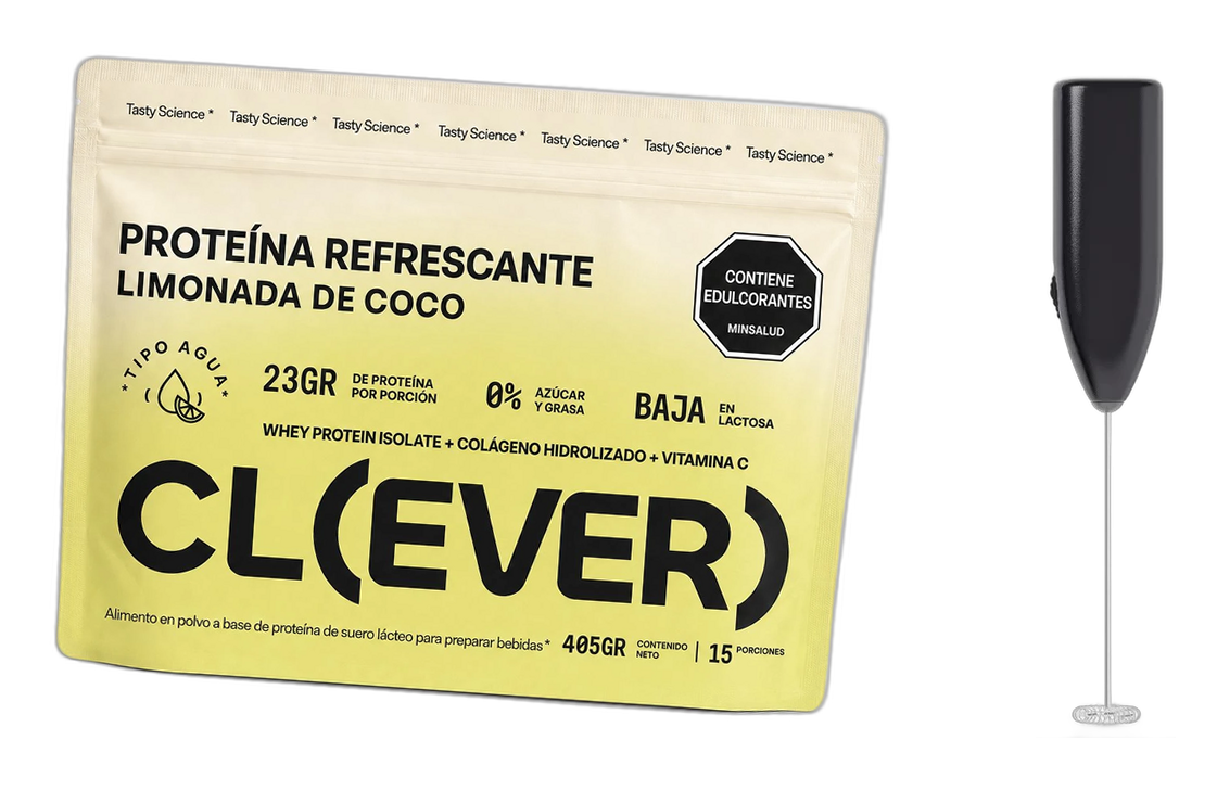 Pack Coco + Espumador — Limonada de Coco 405g + Clever Shaker